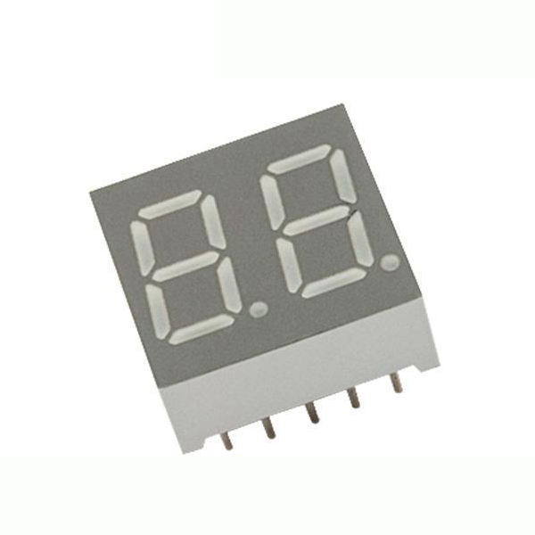 The image shows 0.36 2-digit segment display of China QUEENDOM Company.
