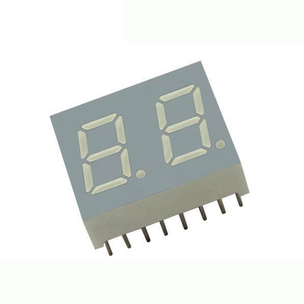 The image shows 0.40 2-digit segment display of China QUEENDOM Company.