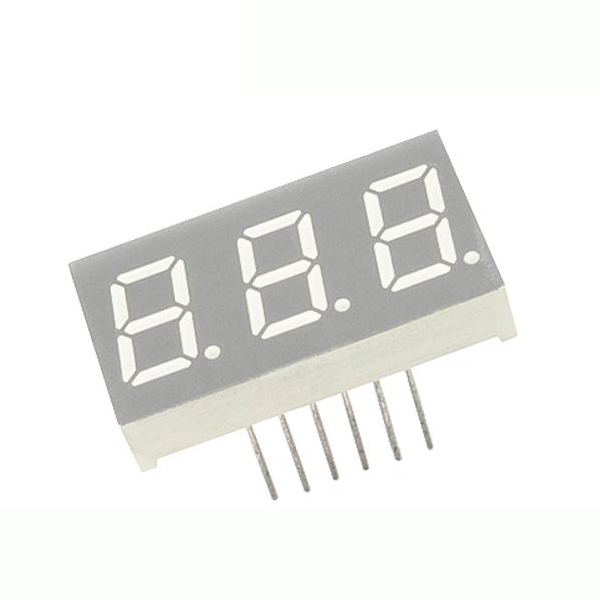 The image shows 0.40 3-digit segment display of China QUEENDOM Company.