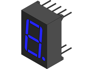 1-Digit 7-Segment Thru-Hole Display
