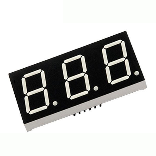 The image shows 0.80 3-digit segment display of China QUEENDOM Company.