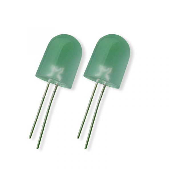 The image shows 8MM Round LED of China QUEENDOM Company.