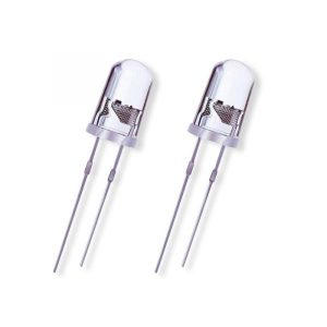 The image shows 8mm infrared led of China QUEENDOM Company.