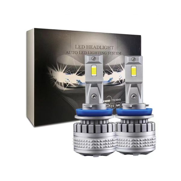 Q7-H11 led headlight The image shows Q7-H11 led headlight of China QUEENDOM Company.
