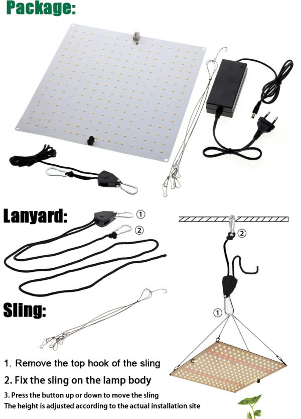 plant grow light The image shows full spectrum plant grow light of China QUEENDOM Company.