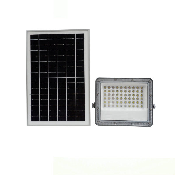 The image shows solar flood light of China QUEENDOM Company.